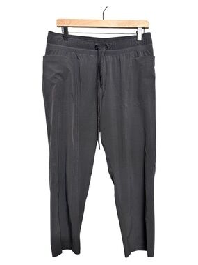 Prana Leonora Capri Pants Womens Medium Gray Stretch Athletic Jogger